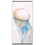 Watercolor Jellyfish - Wooden Magnetic Frame
