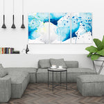 Watercolor Paint Splash Flowers