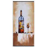 White Wine - Wooden Magnetic Frame